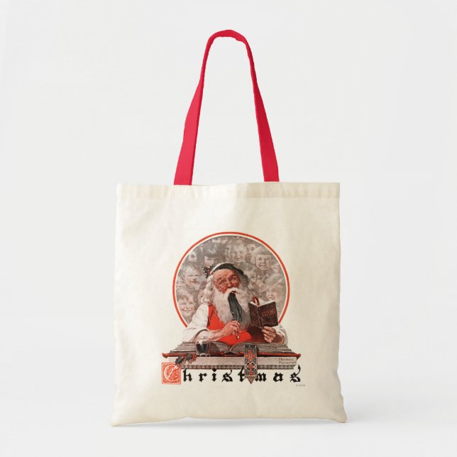 Tote Bag Les dépenses de Père Noël (Devant)