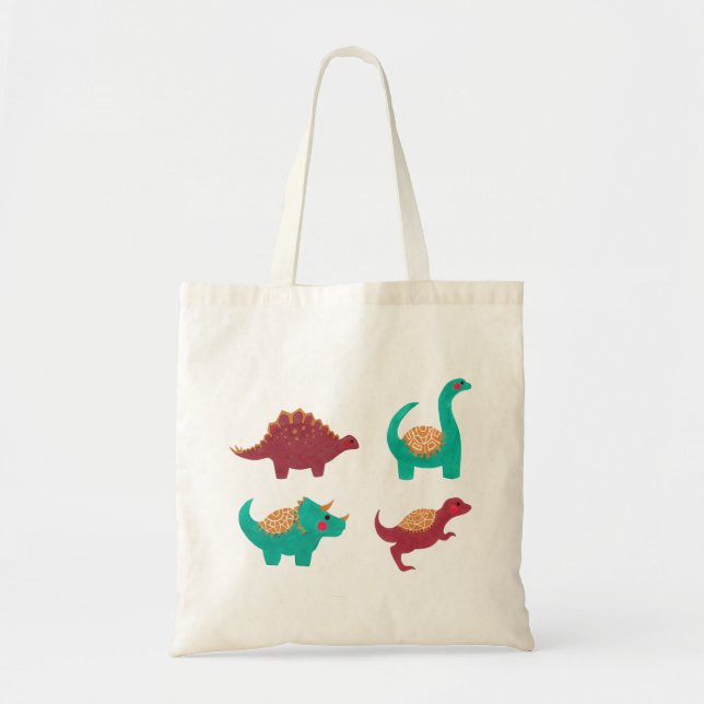 Tote Bag Les dinosaures (Devant)
