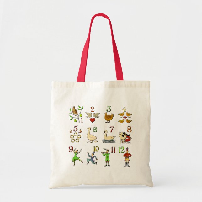 Tote Bag Les douze jours de Noël (Devant)