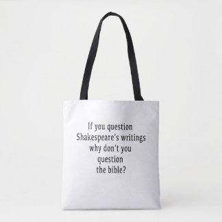 Tote Bag Les écrits de Shakespears Fourre-tout