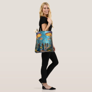 Tote Bag Les elfes champignons