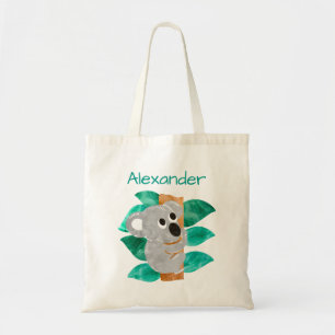 Tote Bag Les enfants ont personnalisé l'animal d'ours de