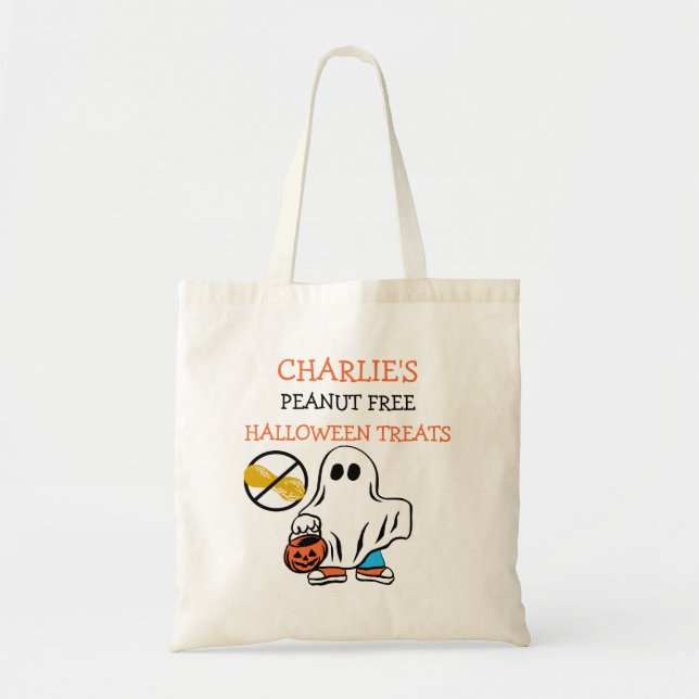 Tote Bag Les enfants ont personnalisé le fantôme libre (Devant)