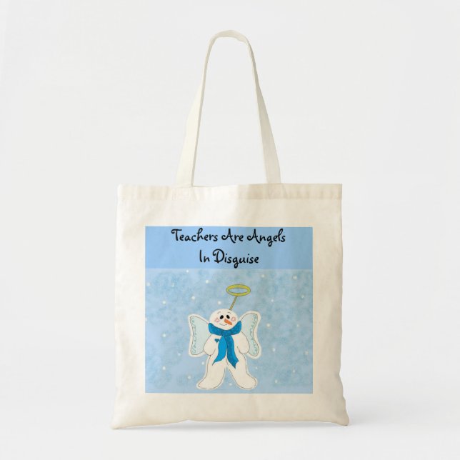 Tote Bag Les enseignants sont des anges (Devant)