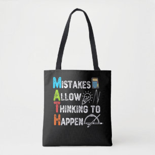 Tote Bag Les Erreurs Permettent De Penser À Se Produire -