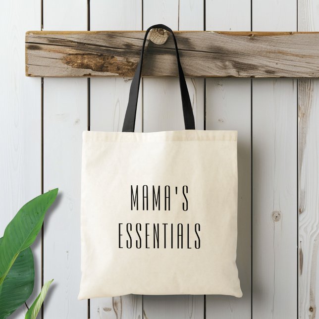 Tote Bag Les essentiels de maman (Créateur téléchargé)