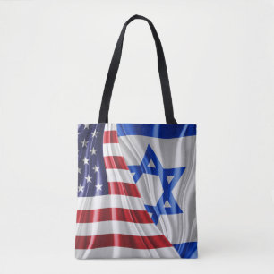 Tote Bag Les Etats-Unis et ISREAL