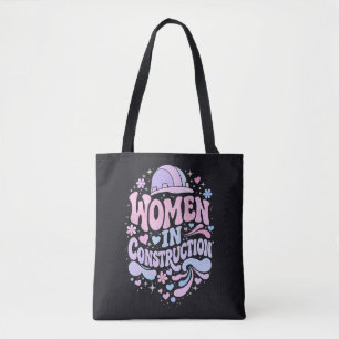 Tote Bag Les femmes dans la construction Rétro Empowerment