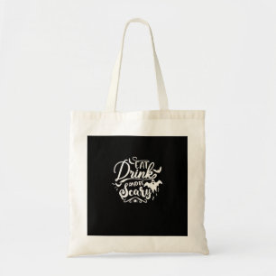 Tote Bag Les femmes mangent, boivent et sont effrayantes Ha