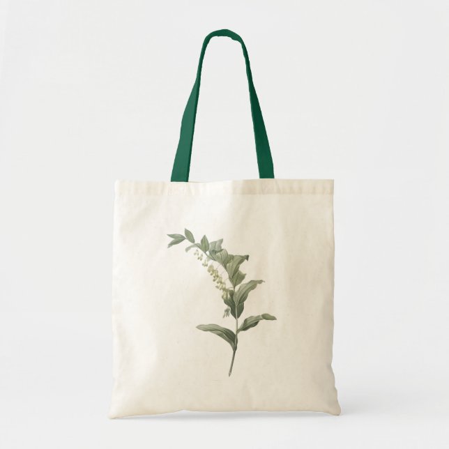 Tote Bag Les Feuilles de Green Tropical (Devant)