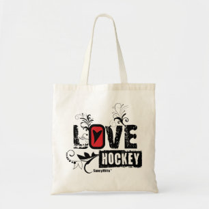 Tote Bag Les filles aiment le rasoir de hockey féminin