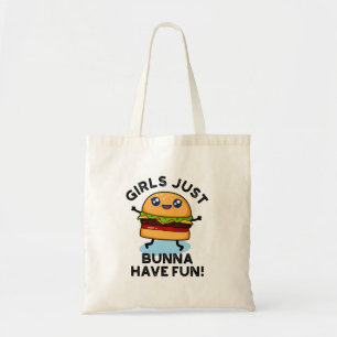 Tote Bag Les Filles Juste Bunna Ont Amusant Funny Burger Pu