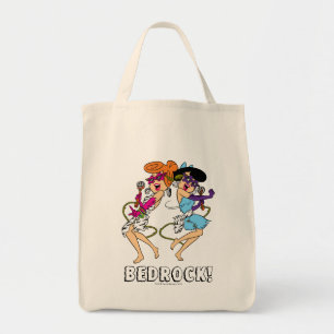 Tote Bag Les Flintstones Wilma et vedettes du rock de