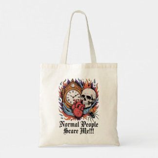Tote Bag Les gens normaux me font peur