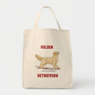 Tote Bag Les Golden Retrievers !