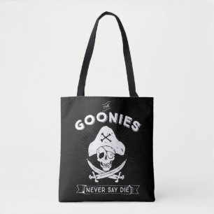 Tote Bag Les Goonies "Ne jamais dire mourir" Pirate Badge