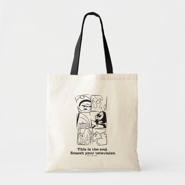 Tote Bag Les Grandes Aventures de Billy & Mandy - La Fin (Devant)