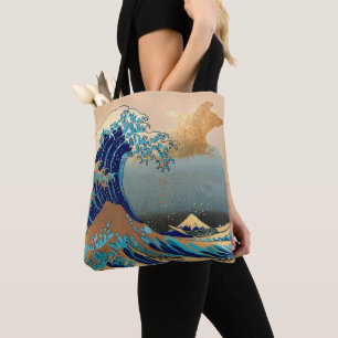 Tote Bag Les grandes vagues de Kanagawa