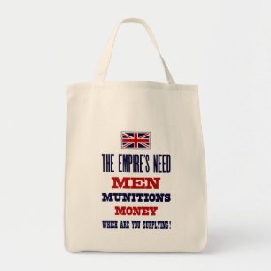 Tote Bag Les hommes, les munitions et l'argent de ~ du