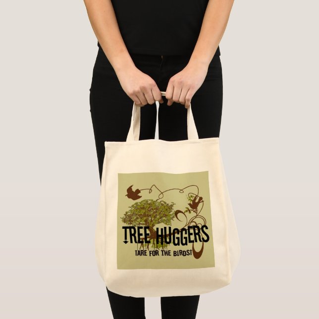 Tote Bag Les huggers d'arbres sont pour les oiseaux (Devant (produit))