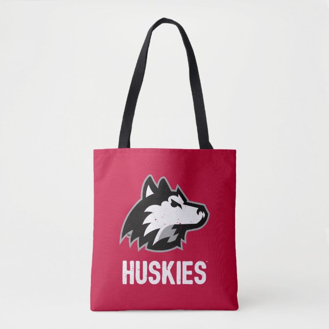 Tote Bag Les Huskies de NIU en détresse (Devant)