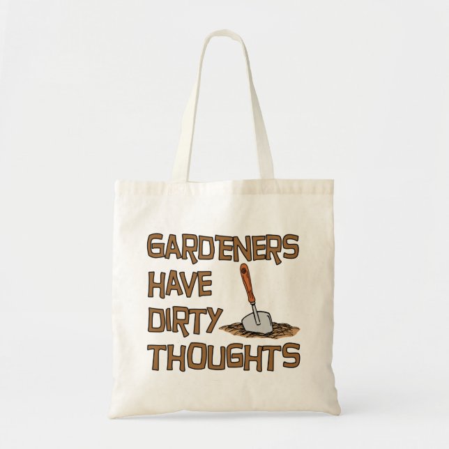 Tote Bag Les jardiniers ont des pensées sales amusantes (Devant)