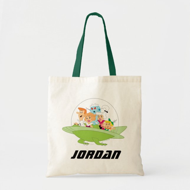 Tote Bag Les Jetsons | La famille | Ajouter Votre Nom (Devant)