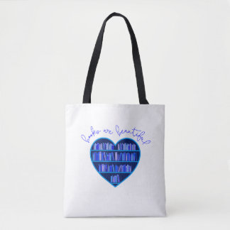 Tote Bag "Les livres sont magnifiques", le coeur de fourre-