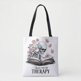 Tote Bag Les livres sont mon Louveur de livre thérapeutique