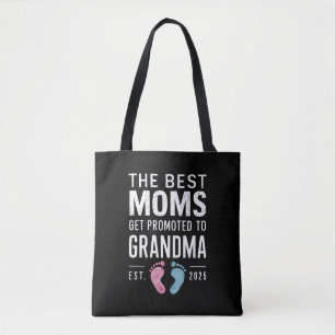 Tote Bag Les meilleures mamans sont promues grand-mère Tété