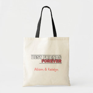 Tote Bag Les meilleurs amis ont personnalisé pour toujours