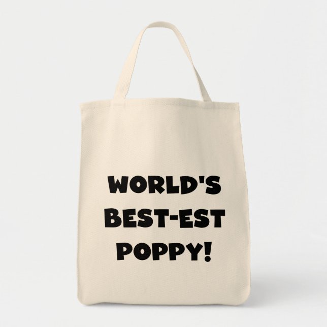 Tote Bag Les meilleurs cadeaux de coquelicot du monde de Bl (Devant)