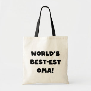 Tote Bag Les meilleurs cadeaux Oma Noir ou Blanc du monde