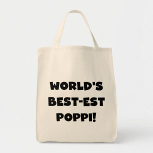 Tote Bag Les meilleurs cadeaux Poppi Black Text du monde