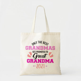 Tote Bag Les meilleurs grands-mas sont promus à grand-mèr