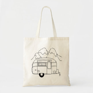 Tote Bag Les montagnes du Camper Explorez