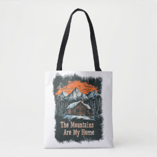 Tote Bag Les montagnes sont ma maison