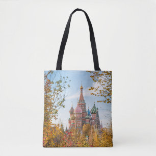 Tote Bag Les monuments Cathédrale Saint Basile Moscou