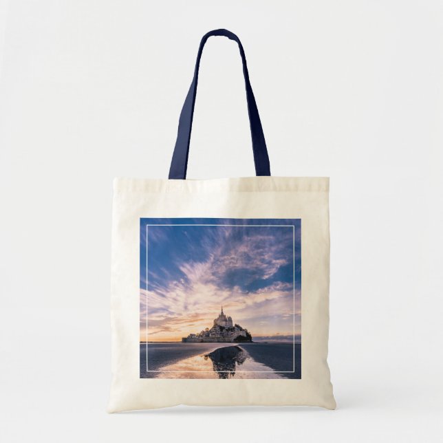 Tote Bag Les monuments | Mont Saint-Michel, Normandie Franc (Devant)