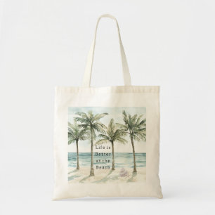 Tote Bag Les palmiers tropicaux mieux à la plage
