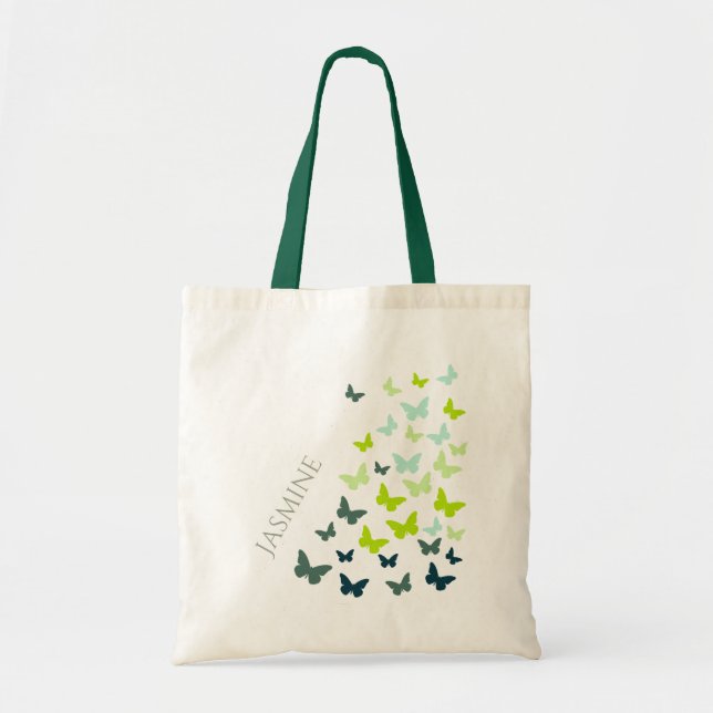 Tote Bag Les papillons de danse personnalisent (Devant)