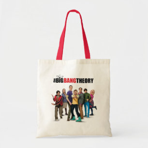 Tote Bag Les personnages de la théorie du Big Bang