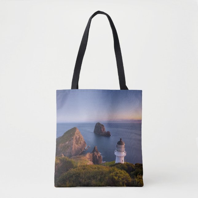Tote Bag Les phares | Phare Cap Brett Nouvelle-Zélande (Devant)