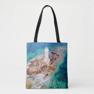 Tote Bag Les phares   Phare de Mangiabarche Italie