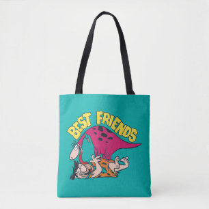 Tote Bag Les Pierrafeu Fred & Dino - Les meilleurs amis