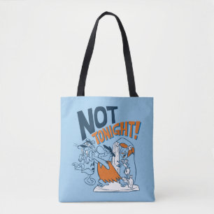 Tote Bag Les Pierrafeu Pas ce soir !
