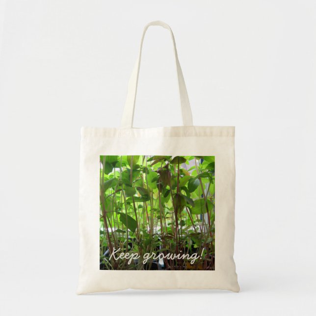 Tote Bag Les plantes continuent à élever des graines (Devant)