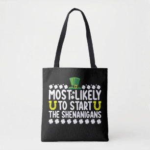Tote Bag Les Plus Susceptibles De Démarrer Le St patrick Sh