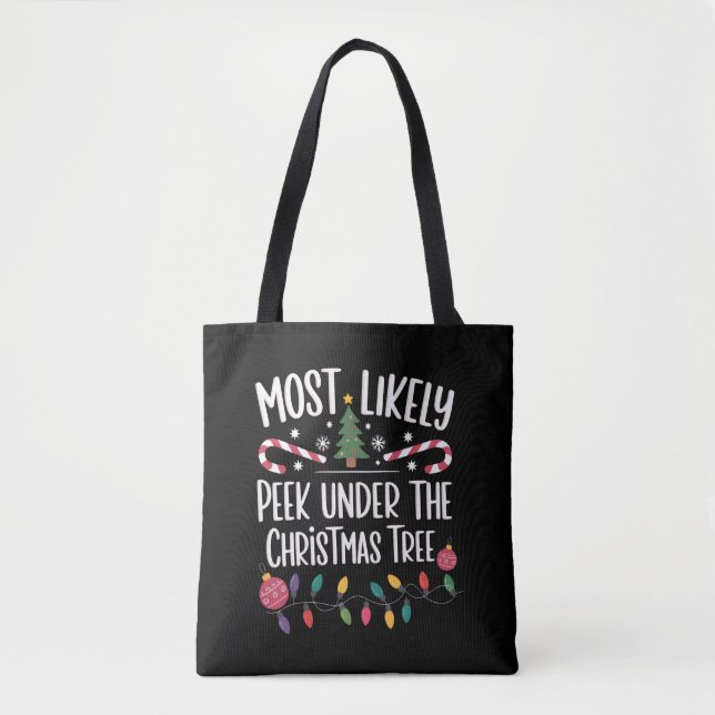 Tote Bag Les Plus Susceptibles D'Éclater Sous Les Noël Des  (Devant)