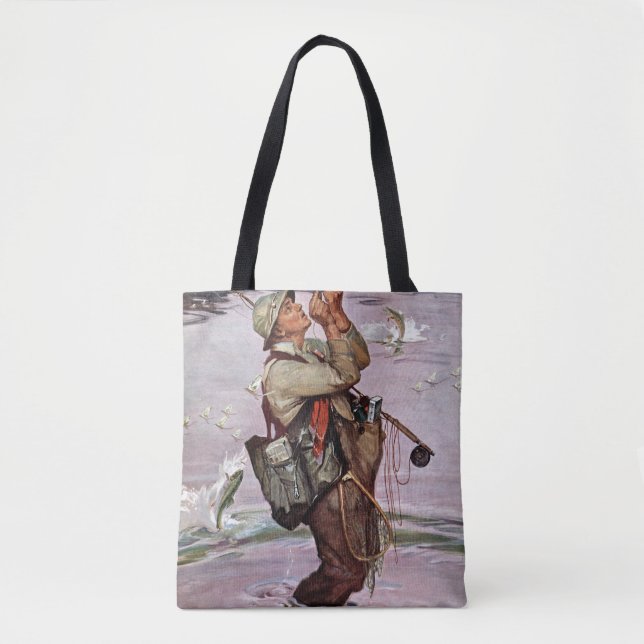 Tote Bag Les poissons sont en train de sauter (Devant)